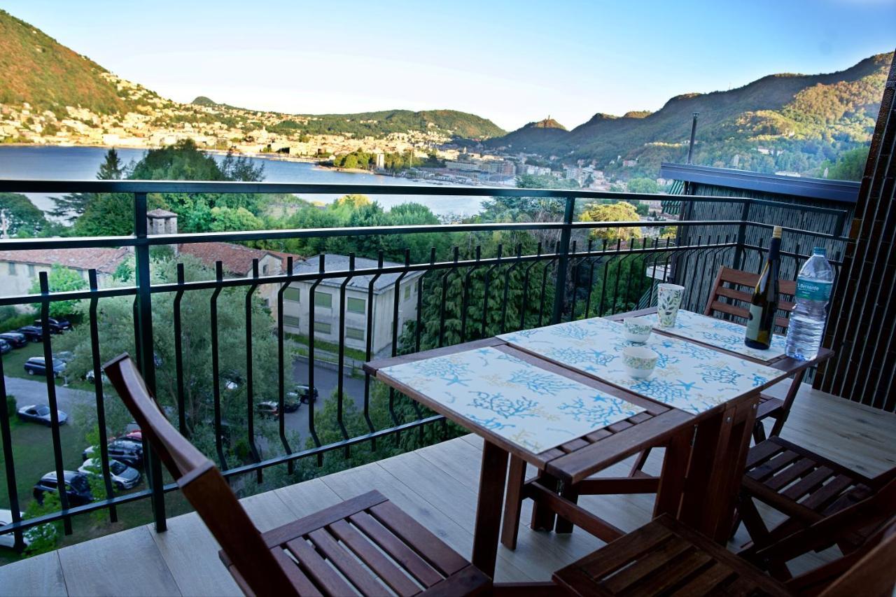 The Blue - Lake / City View Modern Apt Near Villa Olmo Côme Esterno foto